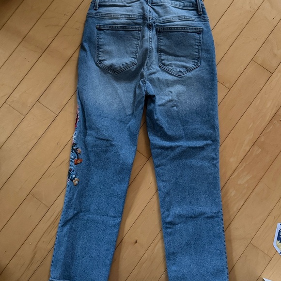 DRIFTWOOD Blue Jeans with Colorful Embroidery - Picture 3 of 6